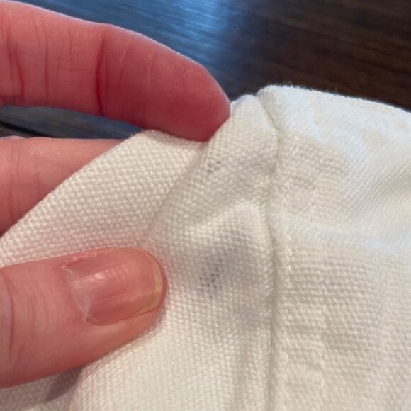 NWT J.Crew Women's XL Ivory Barn Jacket in Canvas Off-White Tan Collar CI107 - Picture 4 of 12